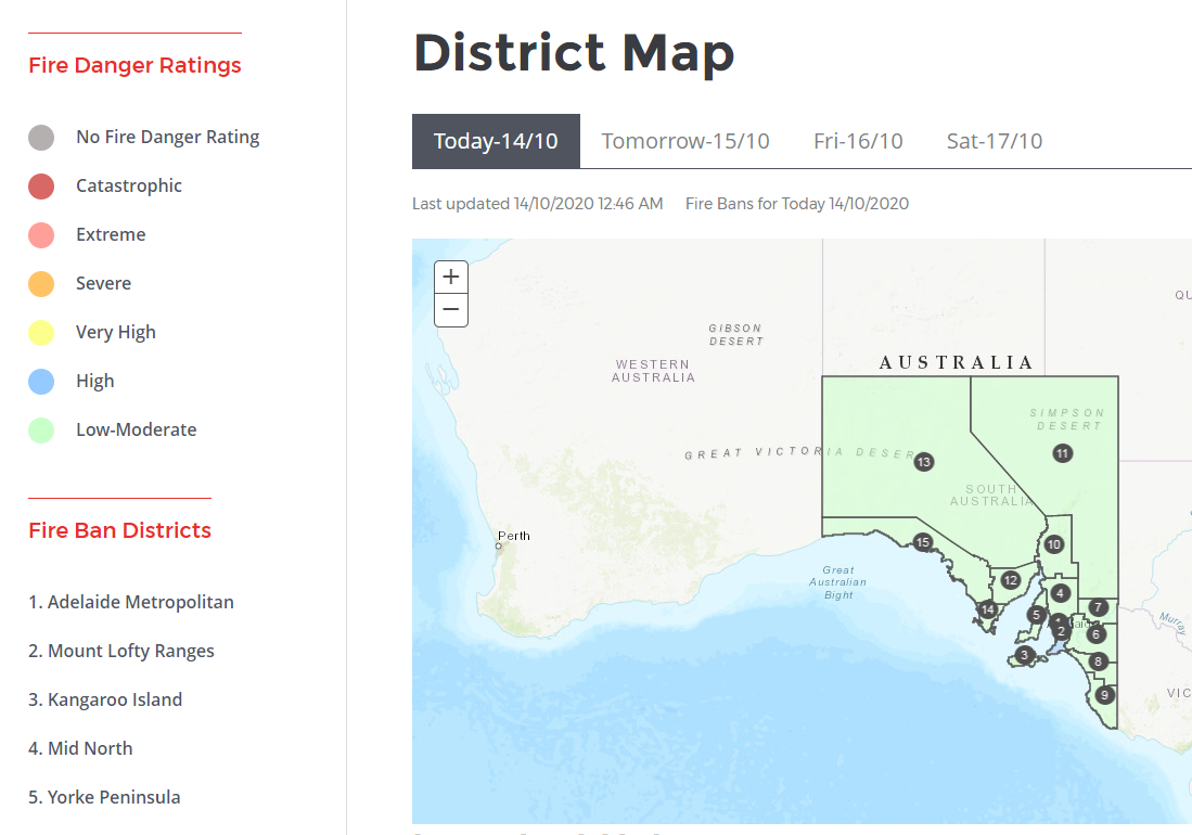 Nature Maps South Australia Location Sa